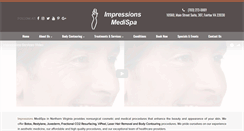 Desktop Screenshot of impressionsmedispa.com